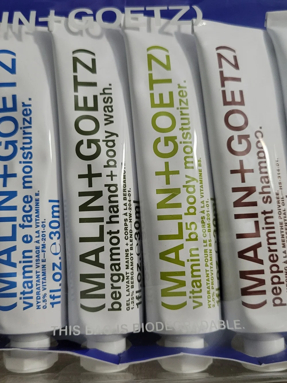 MALIN+GOETZ Travel Size Toiletry Best Seller Set (6-Piece) – New/Unused
